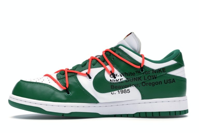 Nike Dunk Off-White Pine Green - Oversized Sneakers shop