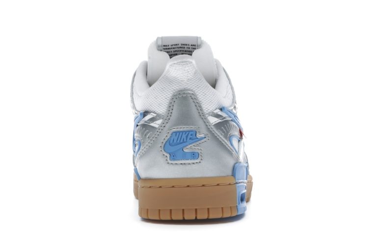 rubber dunk x off white unc