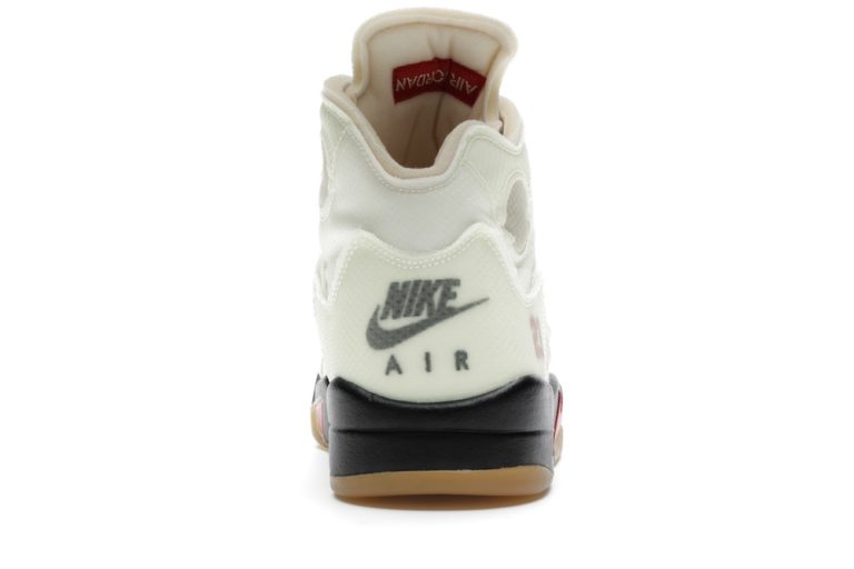 Air Jordan 5 Off-White Sail - Oversized Sneakers shop