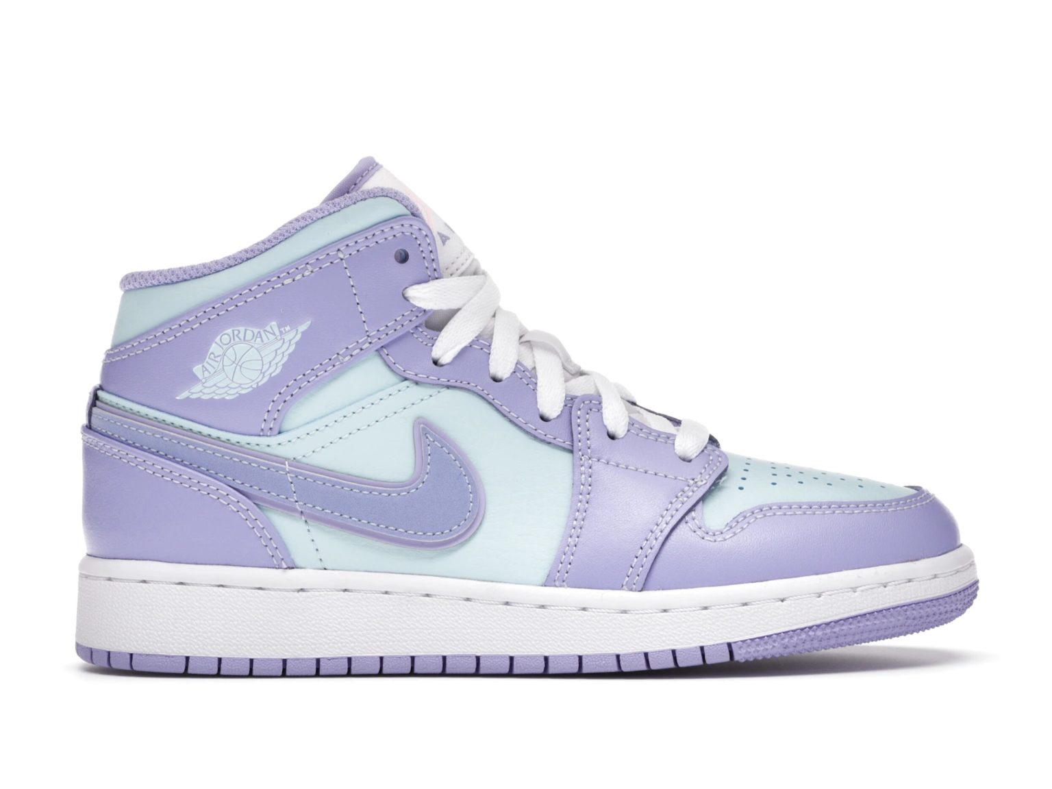 Air Jordan 1 Mid Purple Aqua - Oversized Sneakers shop