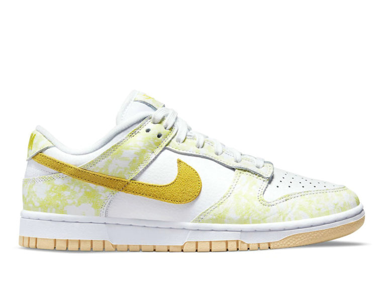 dunk low strike yellow
